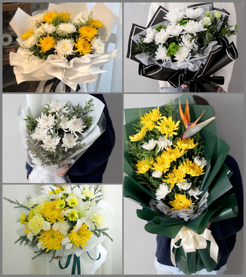 浙江省绍兴嵊州市甘霖镇白事花束代送